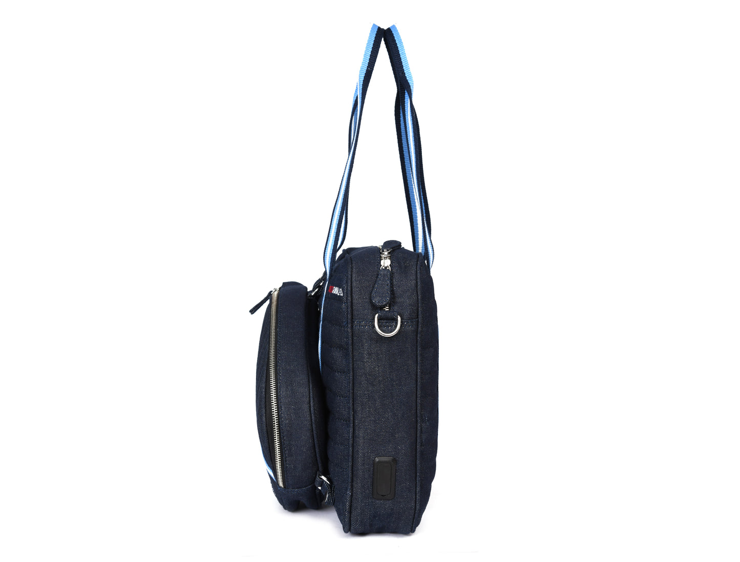 North Strong Split Pro Denim Pickleball Bag With USB & Type C Charging Port (Navy Black)