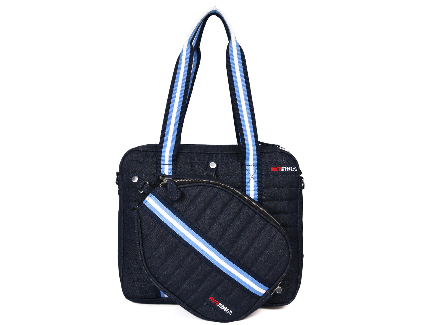 North Strong Split Pro Denim Pickleball Bag With USB & Type C Charging Port (Navy Black)