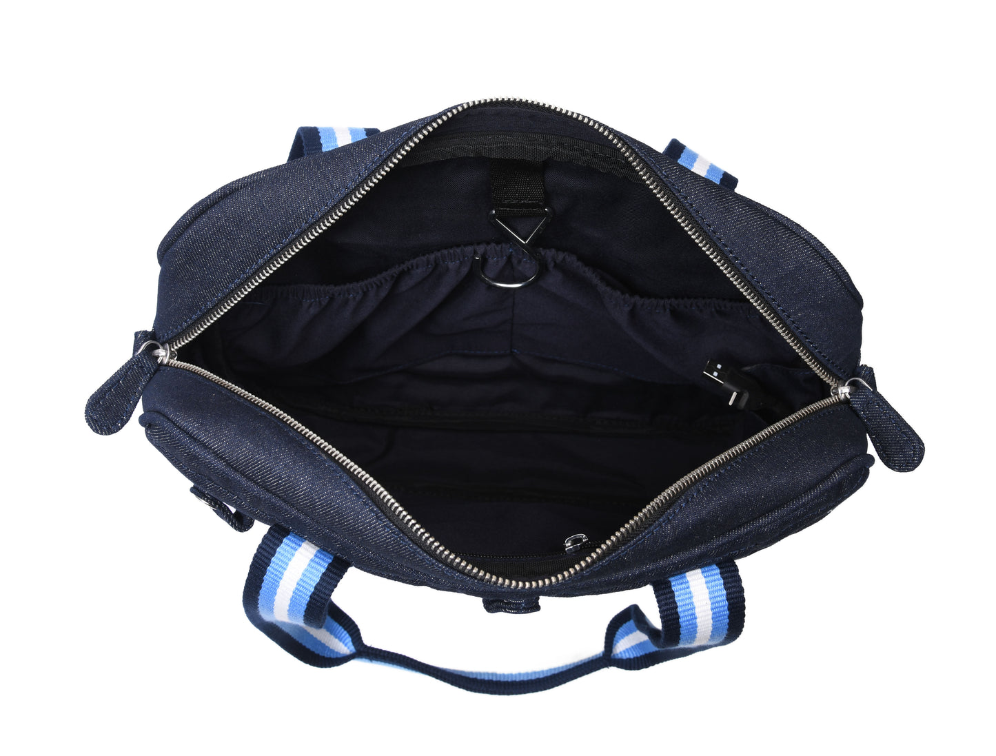 North Strong Split Pro Denim Pickleball Bag With USB & Type C Charging Port (Navy Black)